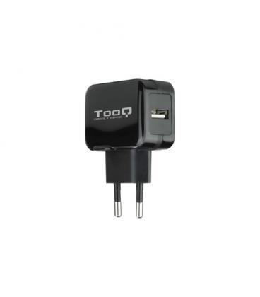 Cargador de Pared TooQ TQWC-1S01/ 1xUSB/ 12W/ Negro