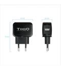 Cargador de Pared TooQ TQWC-1S01/ 1xUSB/ 12W/ Negro