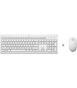 COMBO TECLADO RATON HP 230 INALAMBRICO BLANCO - Imagen 1