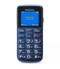 Teléfono móvil panasonic kx-tu110exc para personas mayores/ azul - Imagen 1