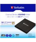 Grabadora Externa CD/DVD Verbartim 43886 con conexión USB-C