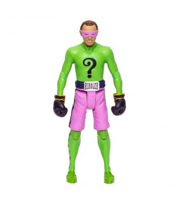 Figura mcfarlane toys dc retro batman 66 the riddler con guantes de boxeo - Imagen 1