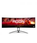 Monitor Gaming Ultrapanorámico Curvo AOC Agon AG493UCX2 48.8"/ DQHD/ 1ms/ 165Hz/ VA/ Multimedia/ Negro