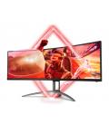 Monitor Gaming Ultrapanorámico Curvo AOC Agon AG493UCX2 48.8"/ DQHD/ 1ms/ 165Hz/ VA/ Multimedia/ Negro