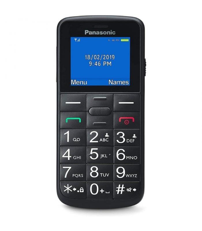 Teléfono Móvil - Panasonic KX-TU155, Negro, Personas Mayores