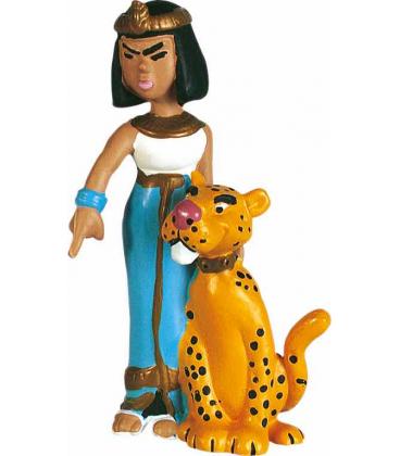 Figura plastoy asterix & obelix reina cleopatra egipto pvc - Imagen 1