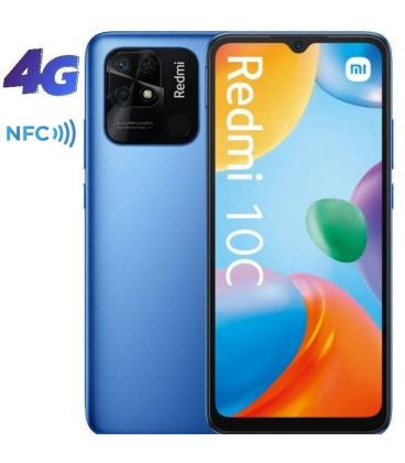 Smartphone Xiaomi Redmi 10C NFC 4GB/ 128GB/ 6.71"/ Azul Océano