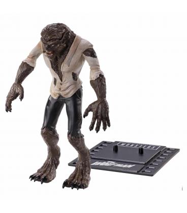 Figura the noble collection bendyfigs cine universal studios hombre lobo - Imagen 1