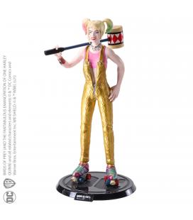 Figura the noble collection bendyfigs dc comics aves de presa harley quinn con mazo - Imagen 1