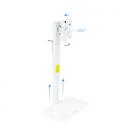 TooQ DB1127TN-W soporte para monitor 68,6 cm (27") Independiente Blanco - Imagen 2