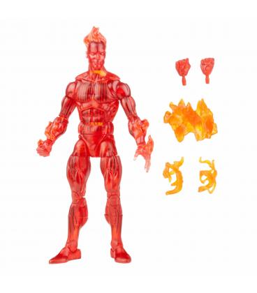 Figura hasbro antorcha humana 15 cm fantastic four marvel legends f03515l0 - Imagen 1