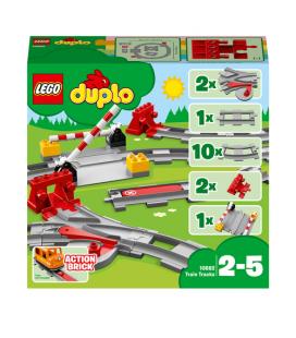 LEGO DUPLO 10882 Vías Ferroviarias, Juguete de Construcción - Imagen 1