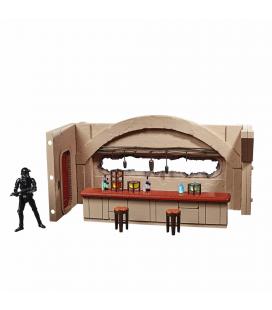 Set nevarro cantina + figura hasbro 9 -5 cm death trooper the mandalorian star wars vintage f39025 - Imagen 1