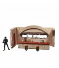 Set nevarro cantina + figura hasbro 9 -5 cm death trooper the mandalorian star wars vintage f39025 - Imagen 1