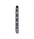 AISENS USB-C Dock 9 en 1, USB-C a 1x HDMI, 1xRJ45, 3x USB, 1x PD, 1x Audio, 1x SD, 1x Micro SD, Gris, 15 cm - Imagen 3