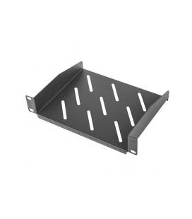 BANDEJA LANBERG FIJA 1U 254X180MM HASTA 20KG RACK 19" NEGRO - Imagen 1