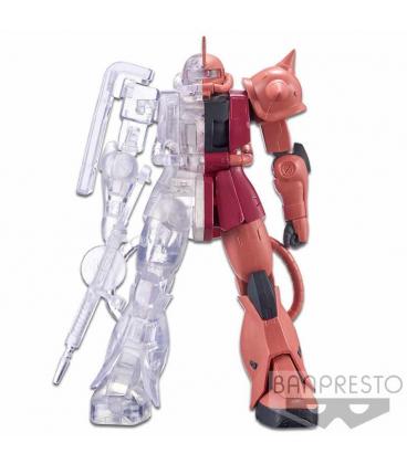 Figura banpresto zaku char's custom mobile suit gundam internal structure ver.a - Imagen 1