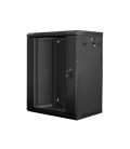 Armario rack lanberg 15u 600x450x769 auto ensamblado 19pulgadaspulgadas hasta 60 kg negro - Imagen 2