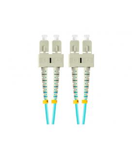 LATIGUILLO FIBRA 1M LANBERG MULTI SC/UPC-SC/UPC DUPLEX OM3 50/125 LSZH AZUL