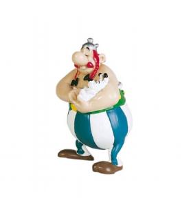 Figura plastoy asterix & obelix obelix con idefix pvc 12 cm