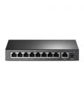 TP-Link TL-SF1009P switch No administrado Fast Ethernet (10/100) Energía sobre Ethernet (PoE) Negro