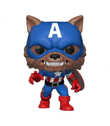 Funko pop marvel capitan america capwolf edicion limitada exclusiva 55506