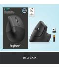 Ratón Ergonómico Inalámbrico por Bluetooth/ 2.4GHz Logitech Lift Vertical Ergonomic Mouse/ Hasta 4000 DPI/ Grafito