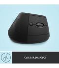 Ratón Ergonómico Inalámbrico por Bluetooth/ 2.4GHz Logitech Lift Vertical Ergonomic Mouse/ Hasta 4000 DPI/ Grafito