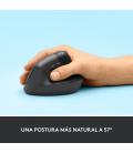 Ratón Ergonómico Inalámbrico por Bluetooth/ 2.4GHz Logitech Lift Vertical Ergonomic Mouse/ Hasta 4000 DPI/ Grafito