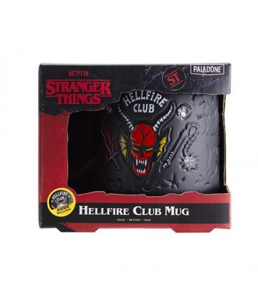 Taza con relieve paladone stranger things hellfire club