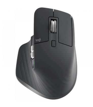 Ratón Inalámbrico por Bluetooth Logitech MX Master 3S/ Batería recargable/ Hasta 8000 DPI/ Grafito