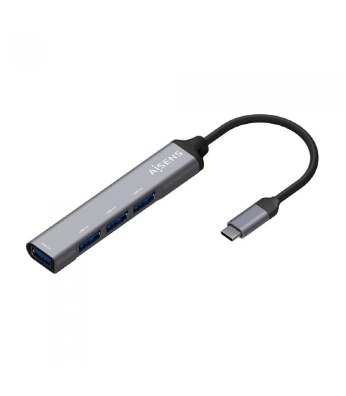 Hub Concentrador USB 3.0 de 4 Puertos Hub USB-C a 4x USB A Alimentado por