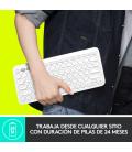 Logitech K380 Multi-Device teclado Bluetooth QWERTY Español Gris