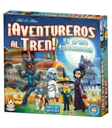 Juego de mesa ¡aventureros al tren! el tren fantasma pegi 6