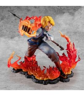 Figura megahouse one piece sabo fire fist inheritance p.o.p. edicion limitada