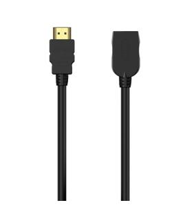 Cable Alargador HDMI Aisens A120-0545/ HDMI Macho - HDMI Hembra/ 2m/ Negro