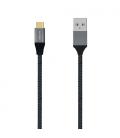 Cable USB 3.1 Aisens A107-0630/ USB Tipo-C Macho - USB Macho/ 50cm/ Gris