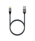 Cable USB 3.1 Aisens A107-0630/ USB Tipo-C Macho - USB Macho/ 50cm/ Gris