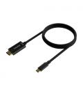 Cable Conversor HDMI 4K Aisens A109-0623/ USB Tipo-C Macho - HDMI Macho/ 80cm/ Negro