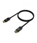 Cable Displayport 1.2 4K Aisens A124-0548/ Displayport Macho - Displayport Macho/ 50cm/ Negro