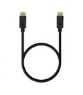 Cable Displayport 1.2 4K Aisens A124-0548/ Displayport Macho - Displayport Macho/ 50cm/ Negro