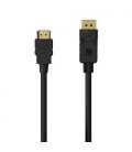 Cable Conversor Aisens A125-0550/ Displayport Macho - HDMI Macho/ 50cm/ Negro