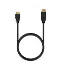 Cable Conversor Aisens A125-0550/ Displayport Macho - HDMI Macho/ 50cm/ Negro