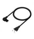 Cable Alimentación Forma 8 Aisens A132-0599/ CEE7/16 Macho - C7 Hembra/ 3m/ Negro