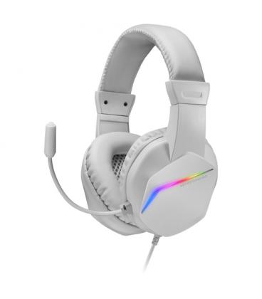 Auriculares Gaming con Micrófono Mars Gaming MH122/ Jack 3.5/ Blancos