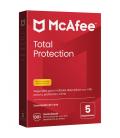 Antivirus mcafee total protection 5 dispositivos