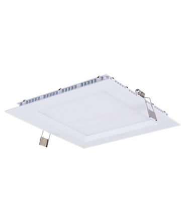 Downlight led silver electronics gort cuadrado y empotrable 1300 - 18w - 6000k blanco