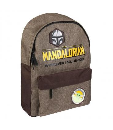 Mochila casual cerdá star wars the mandalorian wherever i go he goes