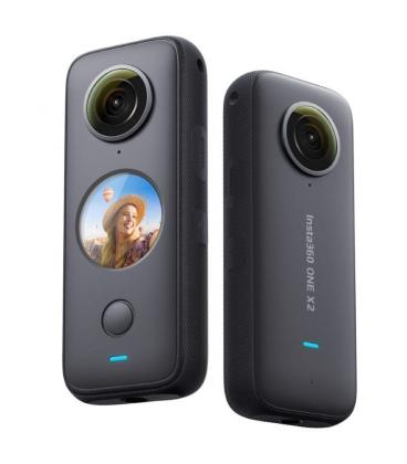 Cámara digital deportiva insta360 one x2/ 5.7k/ ángulo de visión 360º/ negra