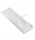 iggual Teclado gaming mecánico PEARL RGB blanco